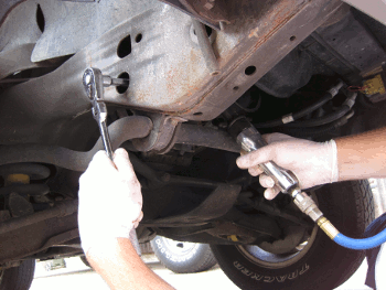 idler arm removal